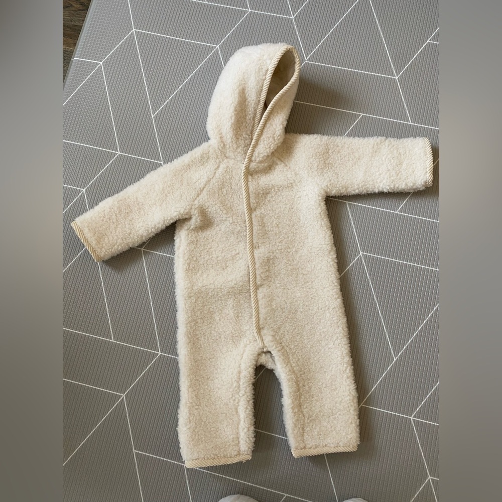 H&M Wool teddy bunting suit